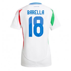 Italien Nicolo Barella #18 Borta Kläder Dam EM 2024 Kortärmad